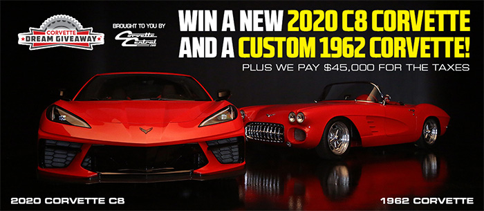 The Final Days of the Corvette Dream Giveaway are Here and CorvetteBlogger Readers Get Double Entries