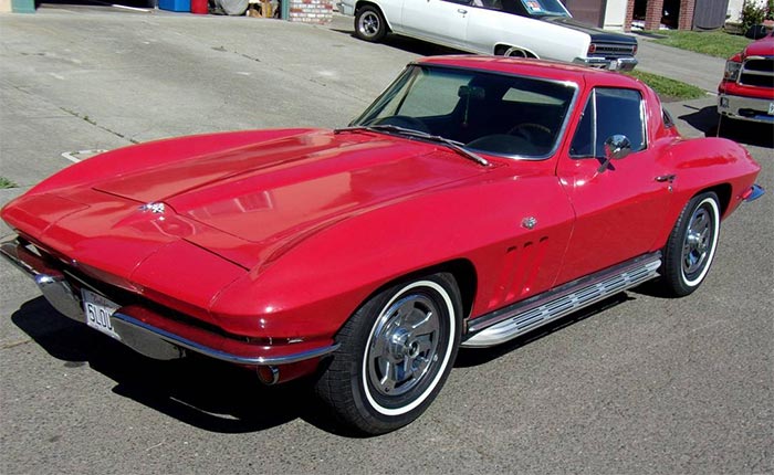 Corvettes on Craigslist: NOM 1966 Corvette with an Extra Gallon of Red Paint