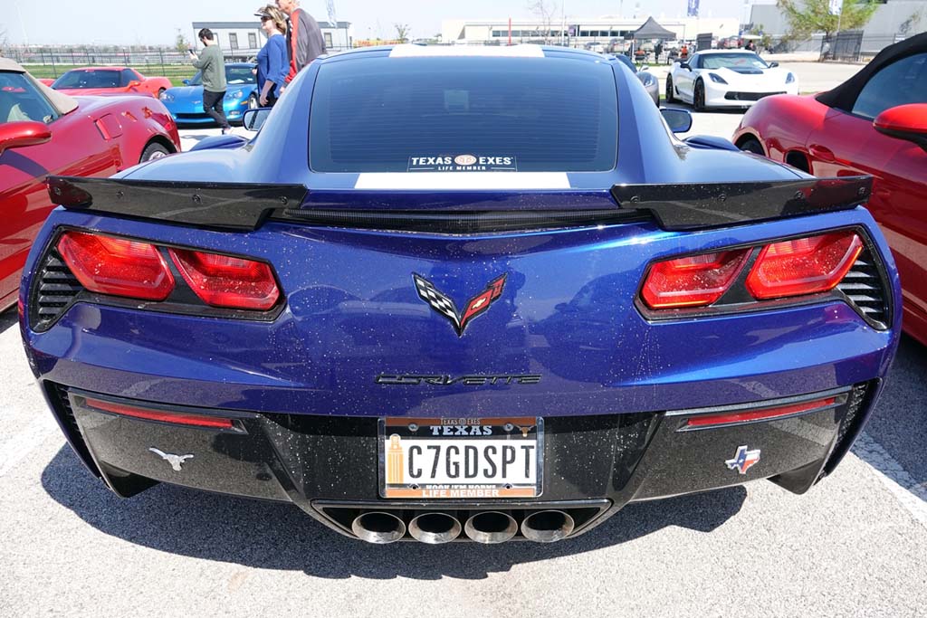 The Corvette Vanity Plates of the 2020 Six Hour Lone Star Le Mans at COTA