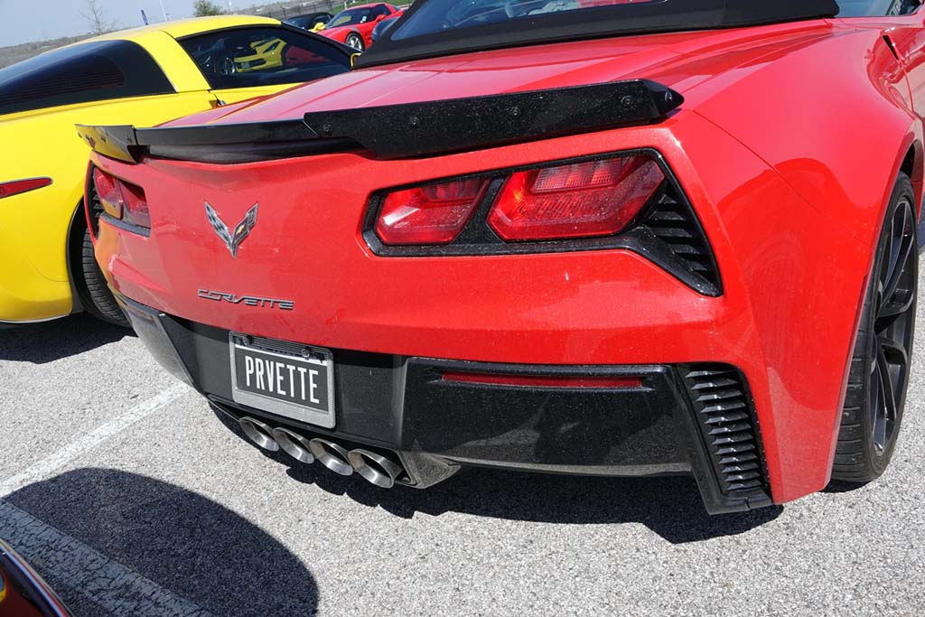 The Corvette Vanity Plates of the 2020 Six Hour Lone Star Le Mans at COTA