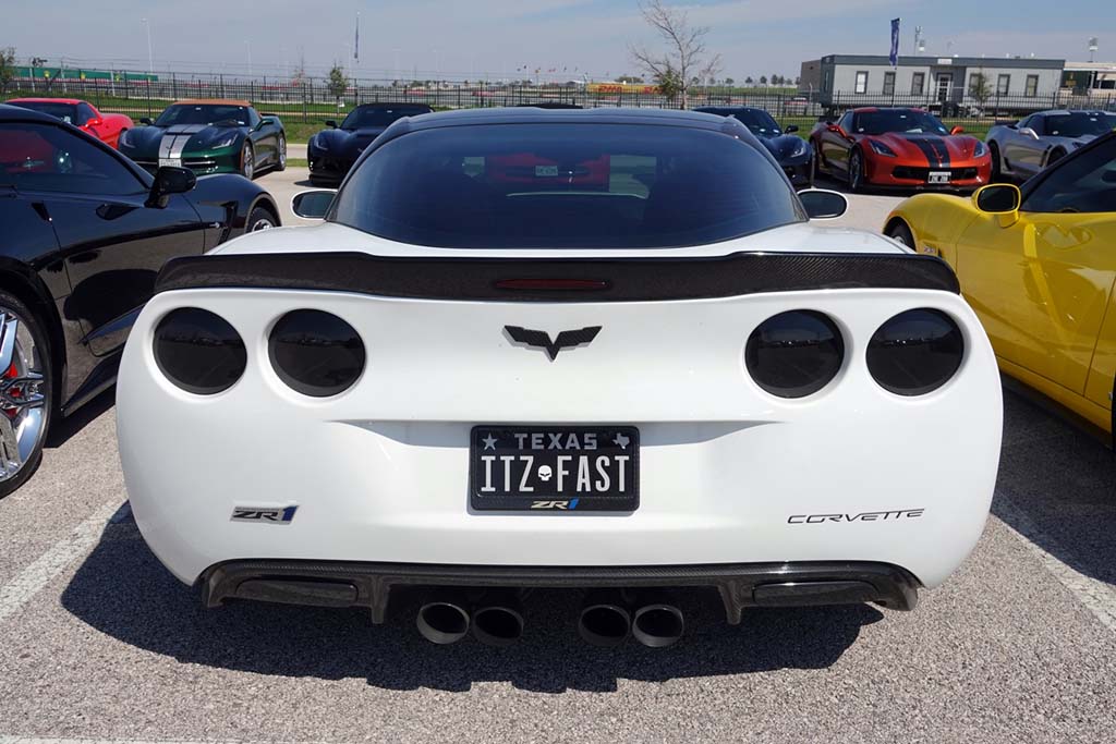 The Corvette Vanity Plates of the 2020 Six Hour Lone Star Le Mans at COTA