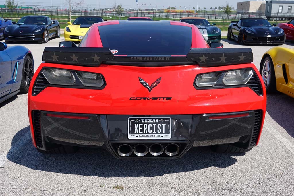 The Corvette Vanity Plates of the 2020 Six Hour Lone Star Le Mans at COTA