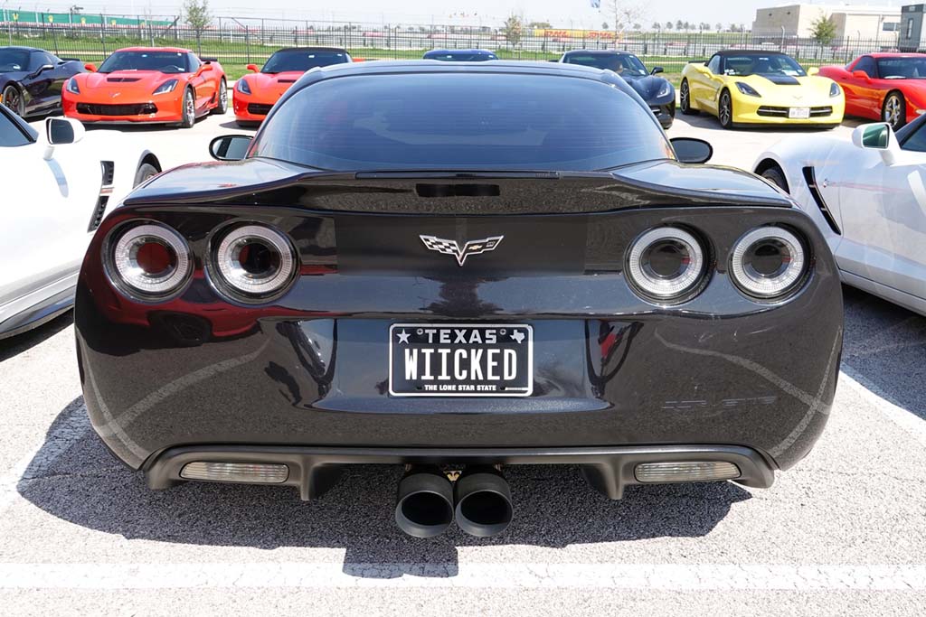 The Corvette Vanity Plates of the 2020 Six Hour Lone Star Le Mans at COTA