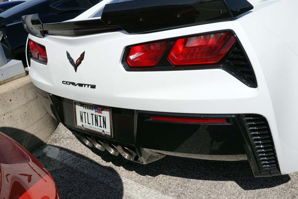 The Corvette Vanity Plates of the 2020 Six Hour Lone Star Le Mans at COTA