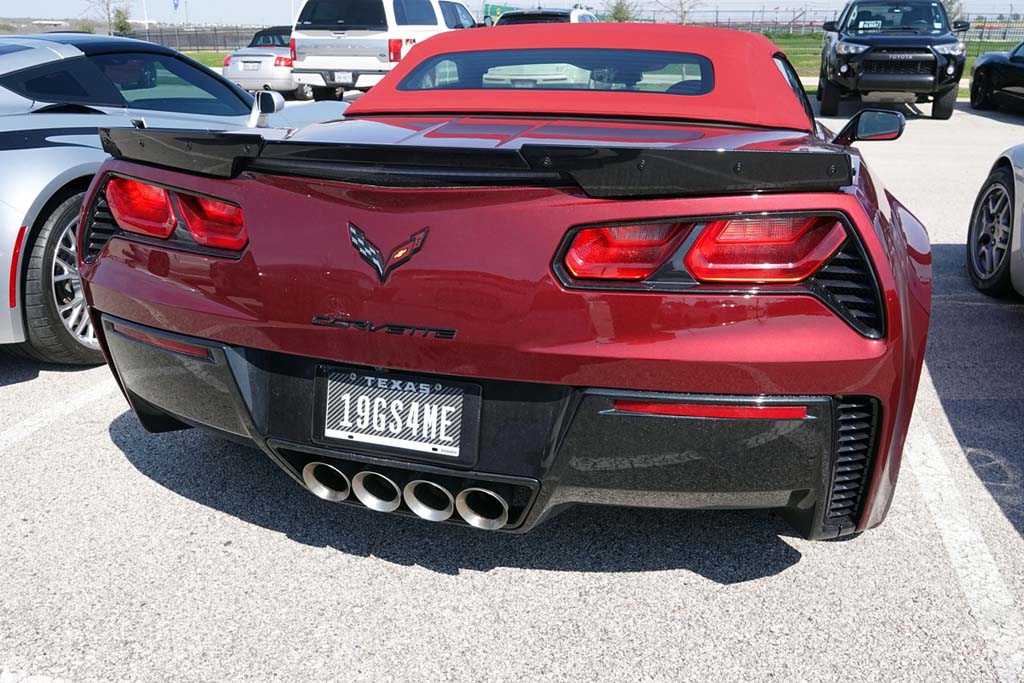 The Corvette Vanity Plates of the 2020 Six Hour Lone Star Le Mans at COTA