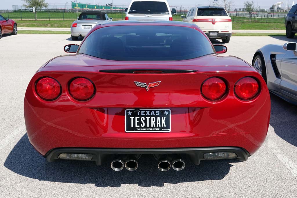 The Corvette Vanity Plates of the 2020 Six Hour Lone Star Le Mans at COTA
