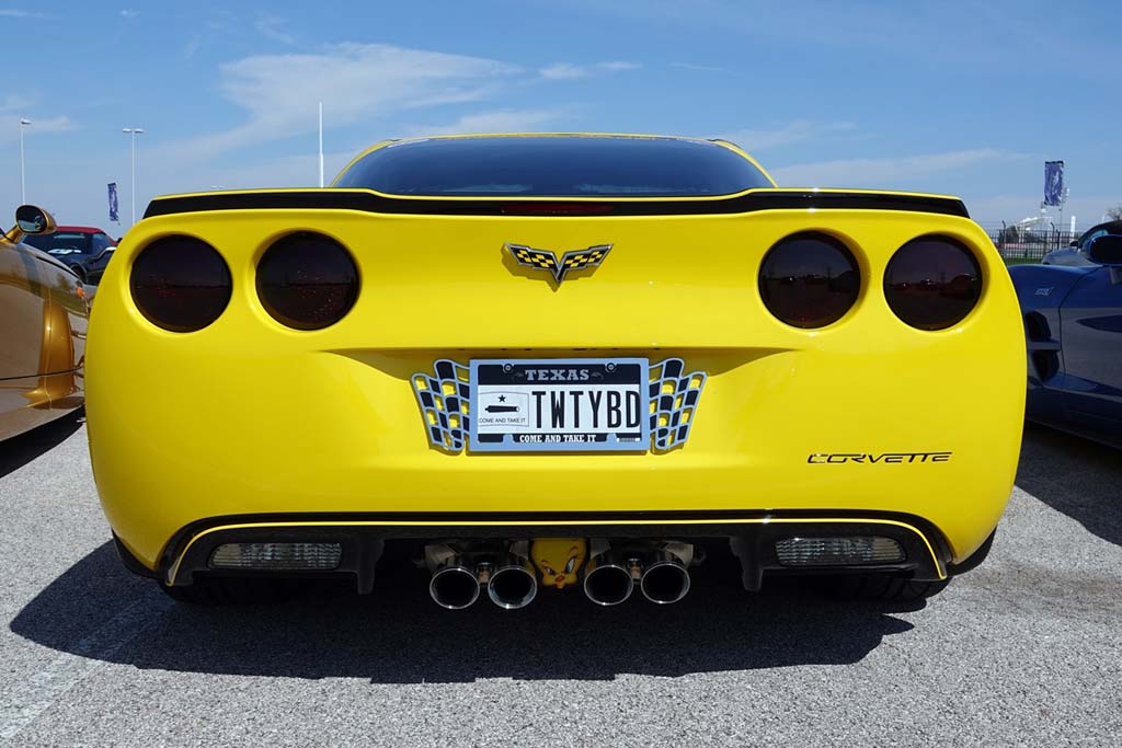 The Corvette Vanity Plates of the 2020 Six Hour Lone Star Le Mans at COTA