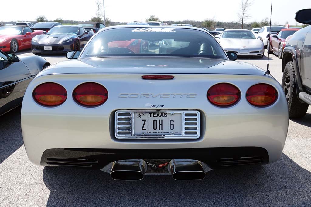 The Corvette Vanity Plates of the 2020 Six Hour Lone Star Le Mans at COTA