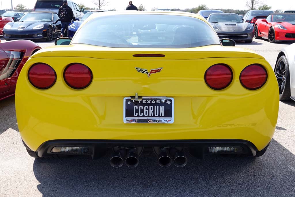 The Corvette Vanity Plates of the 2020 Six Hour Lone Star Le Mans at COTA