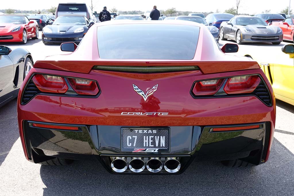 The Corvette Vanity Plates of the 2020 Six Hour Lone Star Le Mans at COTA