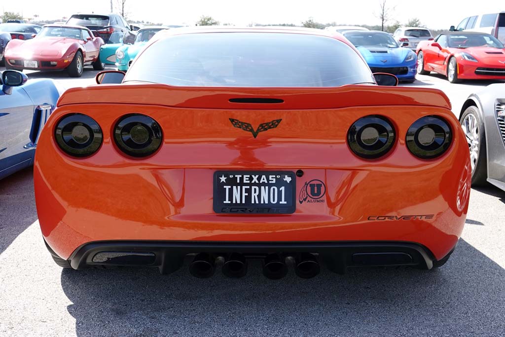 The Corvette Vanity Plates of the 2020 Six Hour Lone Star Le Mans at COTA