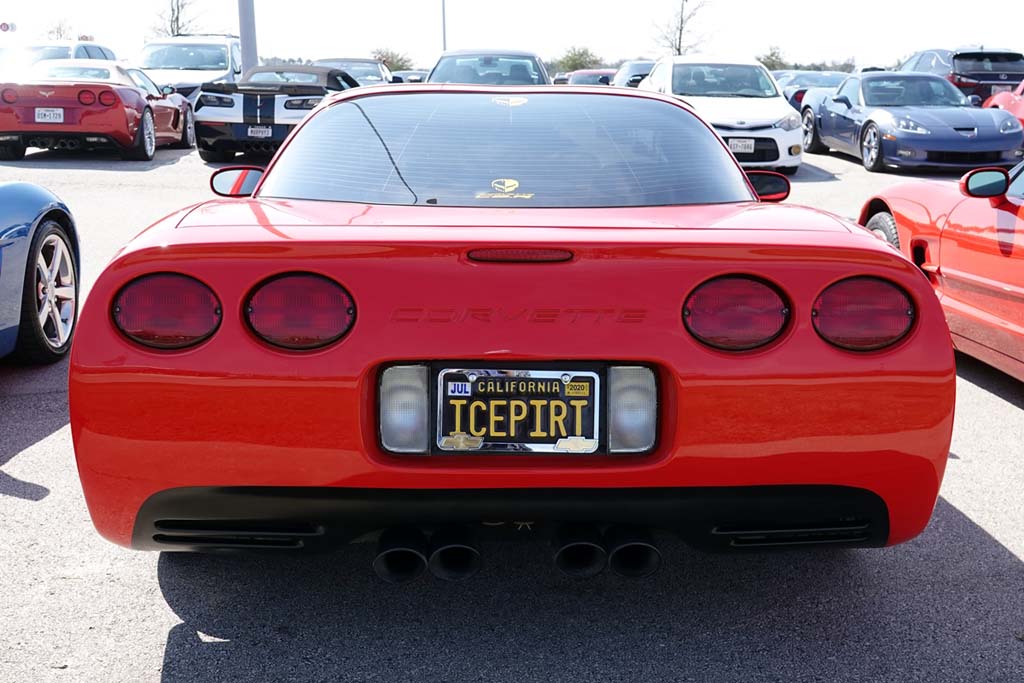The Corvette Vanity Plates of the 2020 Six Hour Lone Star Le Mans at COTA