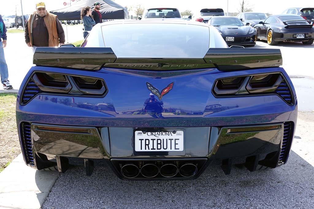 The Corvette Vanity Plates of the 2020 Six Hour Lone Star Le Mans at COTA