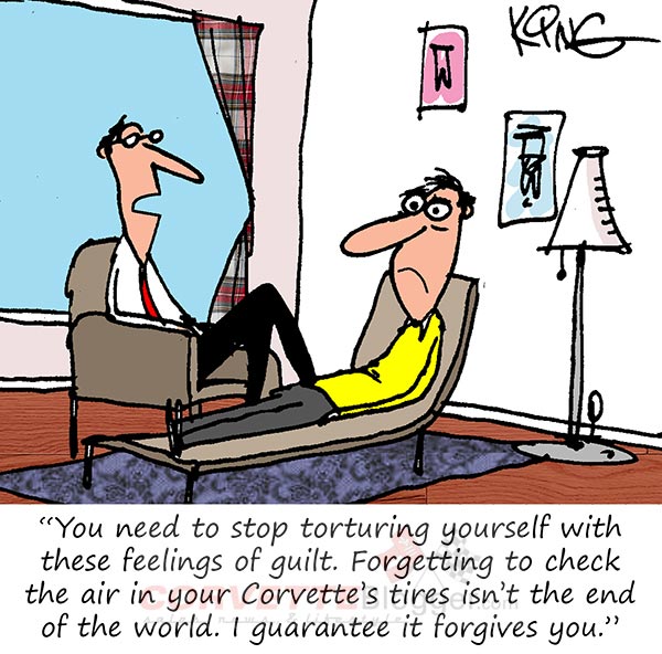 Saturday Morning Corvette Comic: Feeling Guilty