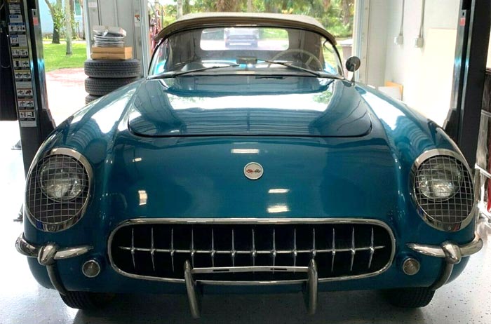 Corvettes on eBay: 1954 Corvette in Pennant Blue