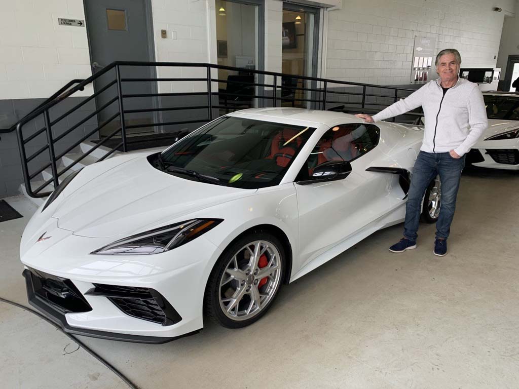 Chevy Salesperson Goes to New Heights to Deliver Two C8 Corvettes