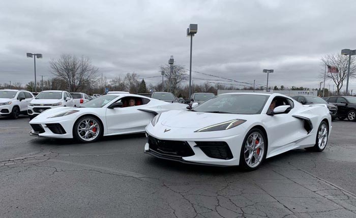 [PICS] Chevy Salesperson Goes to New Heights to Deliver Nearly Identical 2020 Corvettes to Two Friends