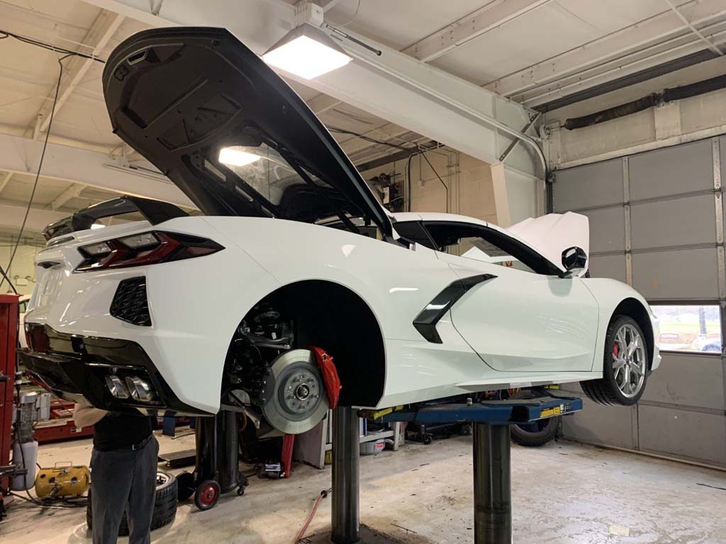 Chevy Salesperson Goes to New Heights to Deliver Two C8 Corvettes