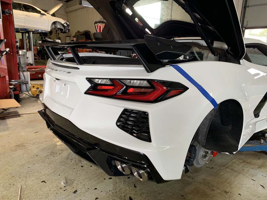 Chevy Salesperson Goes to New Heights to Deliver Two C8 Corvettes