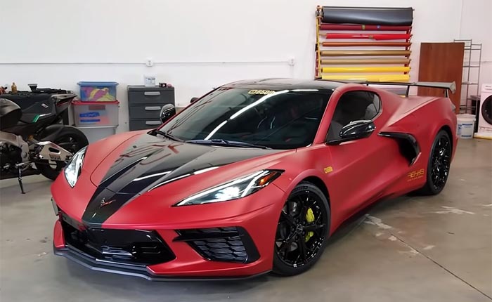 [VIDEO] Watch this 2020 Corvette Receive a Custom Wrap and Graphics