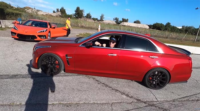 [VIDEO] 2020 Corvette Takes Down a 640-hp Cadillac CTS-V from a Dig