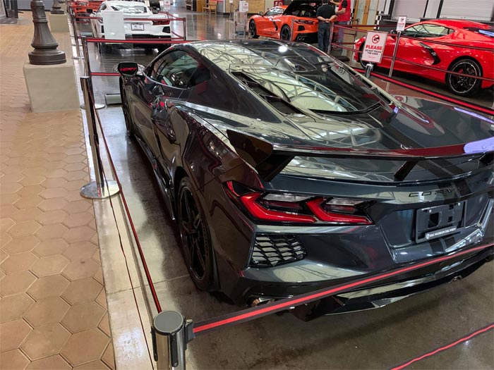 [PICS] The Hash Mark Graphics on the 2020 Corvette Are Made Up of Tiny C8 Crossed-Flag Logos