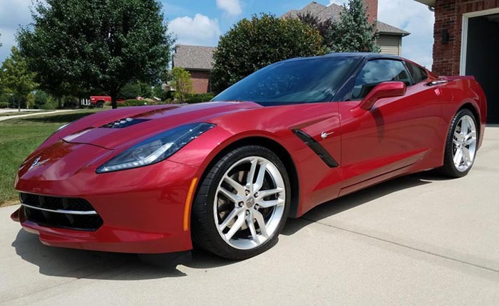 2014 Corvette Stingray in Crystal Red Metallic