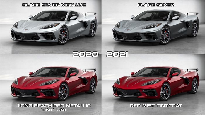 New 2021 Corvette Colors