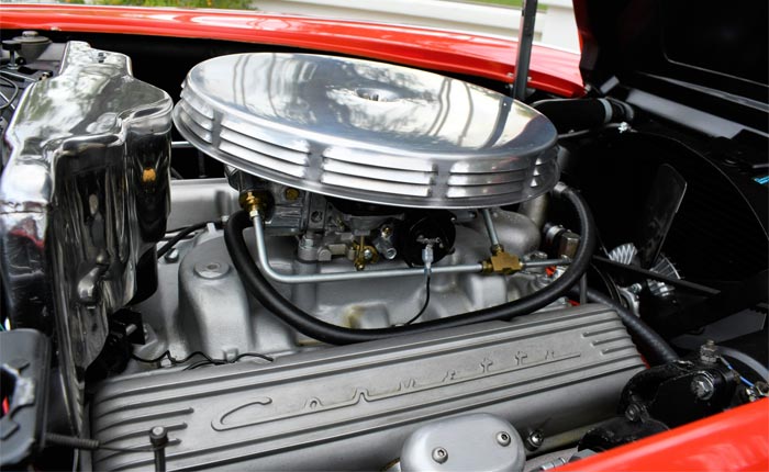 Corvettes for Sale: Carbureted 1961 Corvette With Uninstalled Fuelie Unit on Bring a Trailer