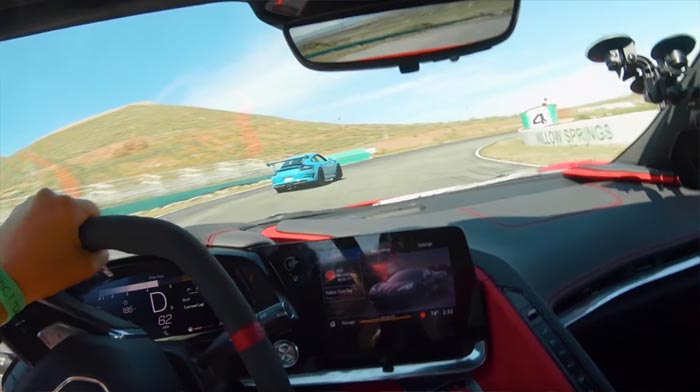 [VIDEO] 2020 Corvette Battles a Porsche GT3 RS at Willow Springs