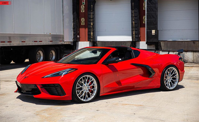 [PICS] 2020 Corvette Stingray on Anrky's AN10 SeriesONE Polished Wheels