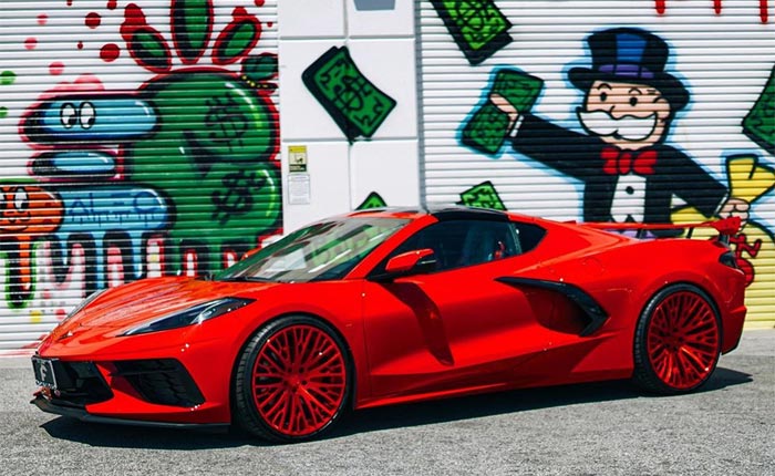 [PIC] Torch Red 2020 Corvette Stingray on Forgiato Cravatta-ECL Custom Wheels