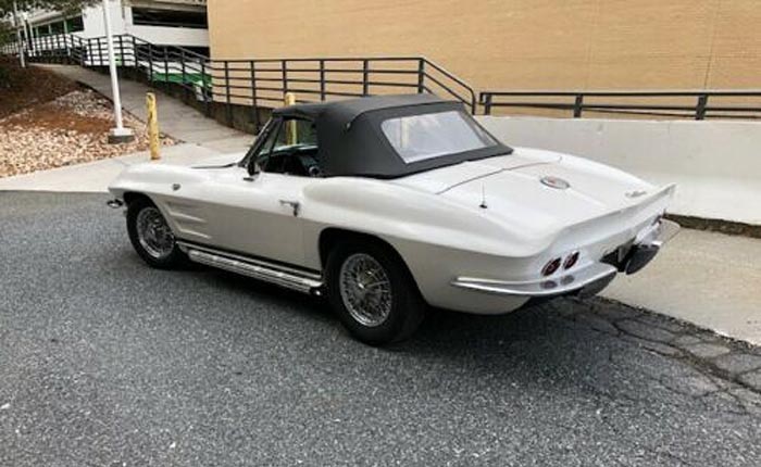 Corvettes on eBay: 1963 Convertible VIN #34 with 'Lab Frame 70' Tag Attached