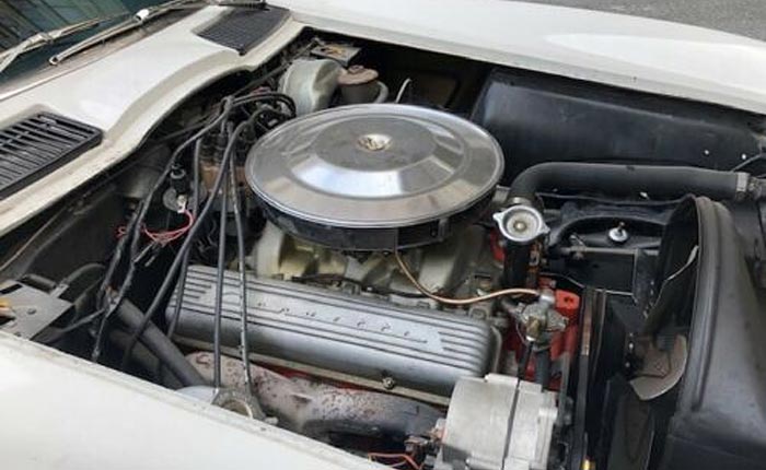 Corvettes on eBay: 1963 Convertible VIN #34 with 'Lab Frame 70' Tag Attached