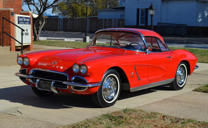 You Can Win This 1962 Corvette Fuelie in the Saint Bernard 32nd Annual Classic Corvette Giveaway