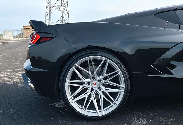 [PICS] Black 2020 Corvette Rides on Vossen EVO5-R Custom Wheels