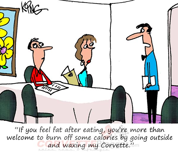 Saturday Morning Corvette Comic: When Dinner AND Excercise are Both on the Menu