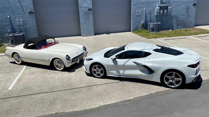 [PICS] Owner's 2020 Corvette Stingray No. 239 is VIN-Matched to His 1953 Corvette