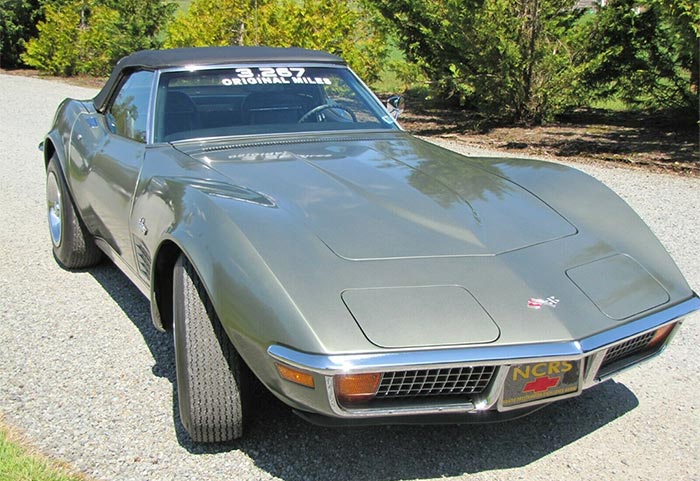 Corvettes on eBay: 1972 Convertible with 3,200 Original Miles 