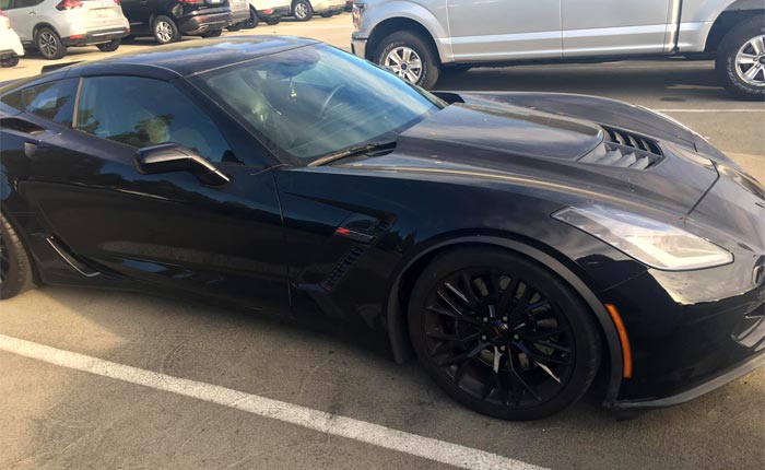 [STOLEN] Black C7 Corvette Z06 Taken Sunday Morning From a Parking Garage in California