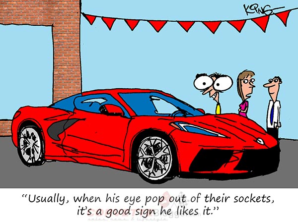 Saturday Morning Corvette Comic: You Will Be Mine!