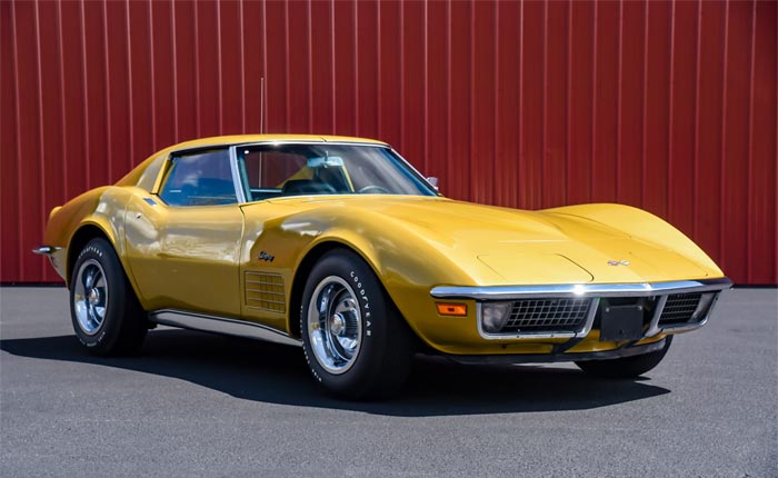 Corvettes for Sale: 7,200 Original Mile 1971 Corvette in War Bonnet Yellow