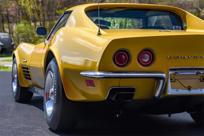 Corvettes for Sale: 7,200 Original Mile 1971 Corvette in War Bonnet Yellow