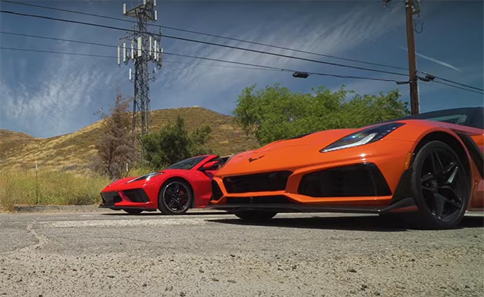 [VIDEO] Stock C8 Corvette vs Straight-Piped 2019 C7 Corvette ZR1