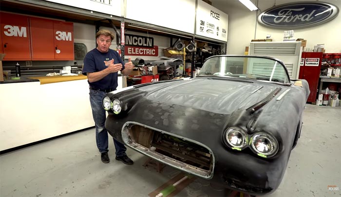 [VIDEO] Chip Foose Goes to Work on a Custom 1962 Corvette Widebody (Part 1)