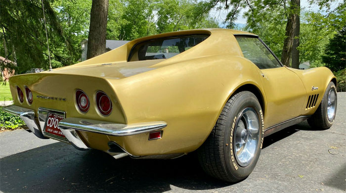 1969 Corvette For Sale Spent Entire Life with GM Employee Who Designed the C3 Door Handles