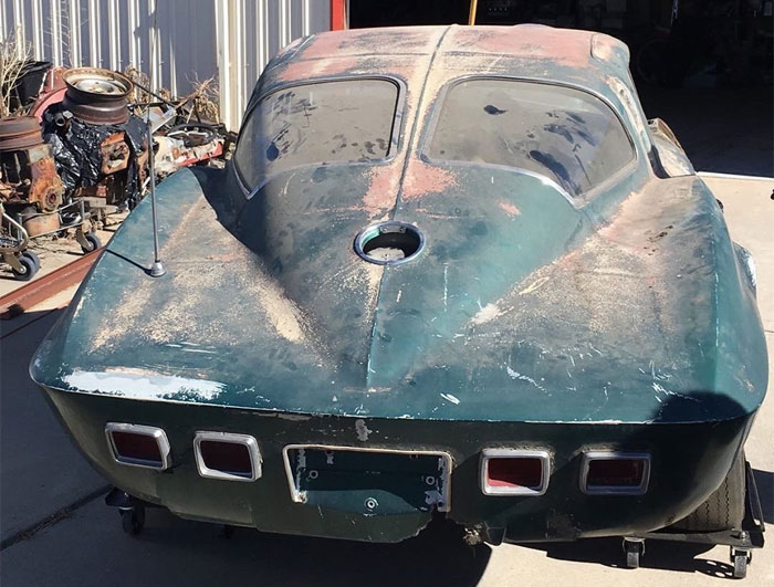 1963 Corvette Z06 Split-Window Rotting 50 Years in a Junkyard is Found and Will Be Restored