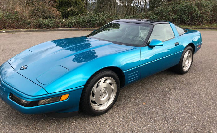 Corvettes On Craigslist Rare Aqua Metallic 1994 Corvette With 4229