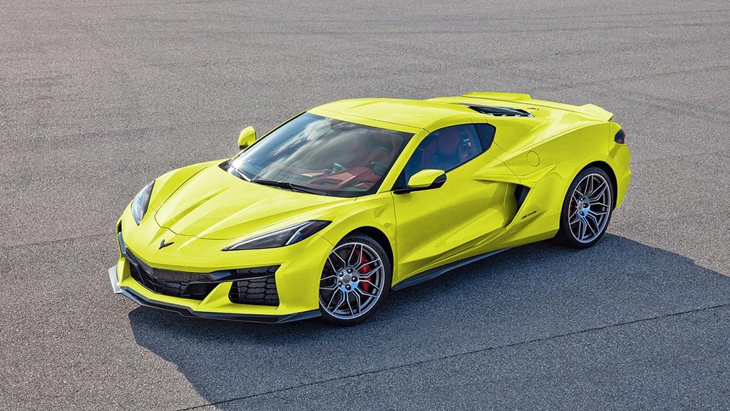 2023 Corvette Z06 Rendering with EFY Body-Colored Exterior Trim