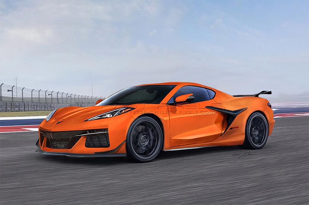 [PIC] 2023 Corvette Z06/Z07 Rendering in Amplify Orange